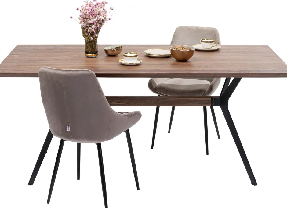 KARE Tisch Downtown Walnuss 100x220cm