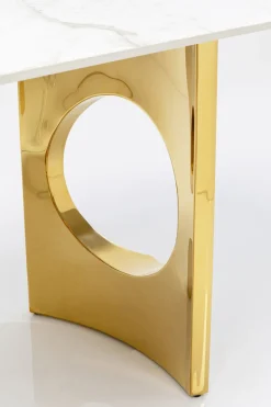 KARE Tisch Eternity Oho Gold Keramik 180x90cm