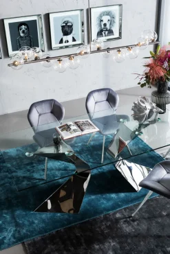 KARE Tisch Gloria Chrom 200x100cm