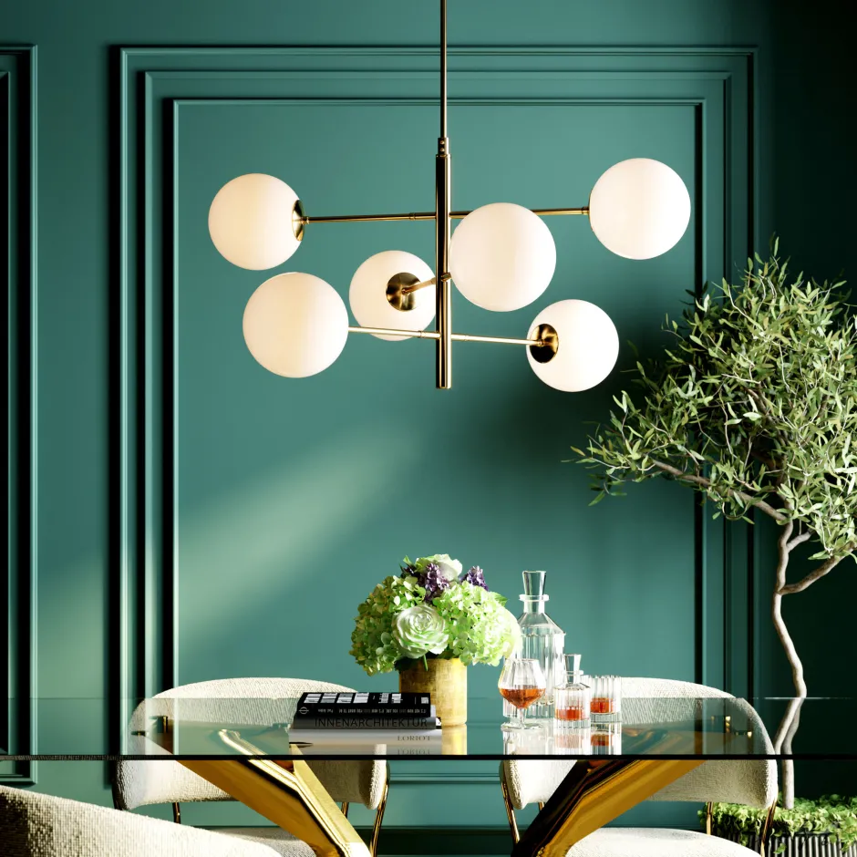 KARE Tisch Gloria Gold 100x200cm