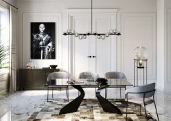 KARE Tisch Gloria Schwarz 200x100cm