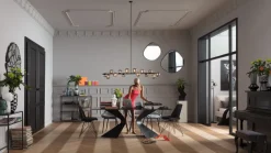 KARE Tisch Gloria Schwarz 200x100cm