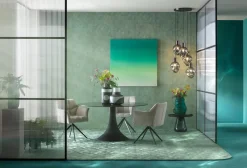 KARE Tisch Grande Possibilita Schwarz Bubble Ø150cm