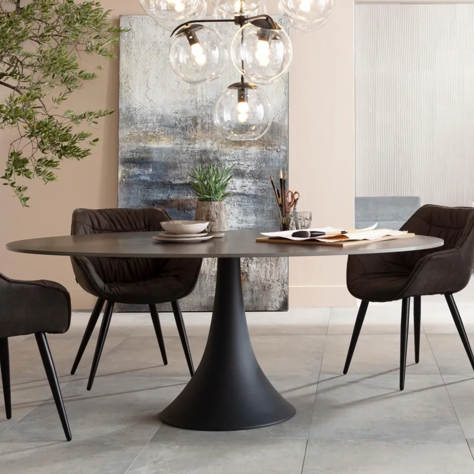 KARE Tisch Grande Possibilita Schwarz 180x120cm