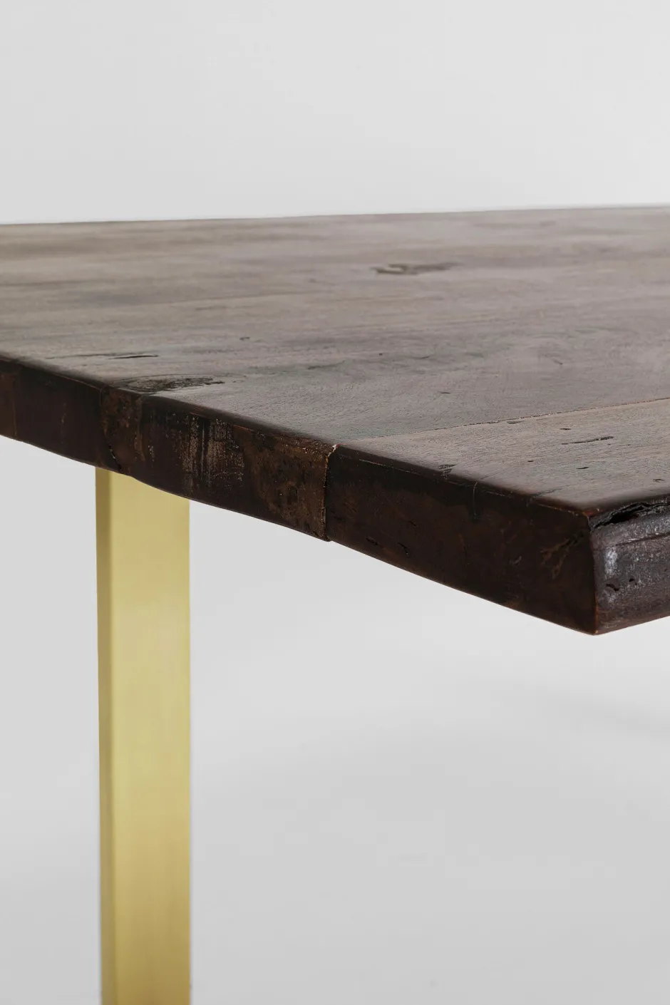 KARE Tisch Harmony Dunkel Brass 160x80