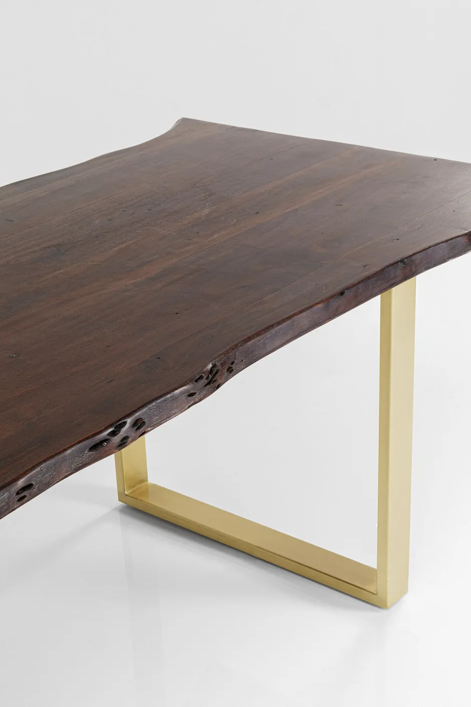 KARE Tisch Harmony Dunkel Brass 160x80