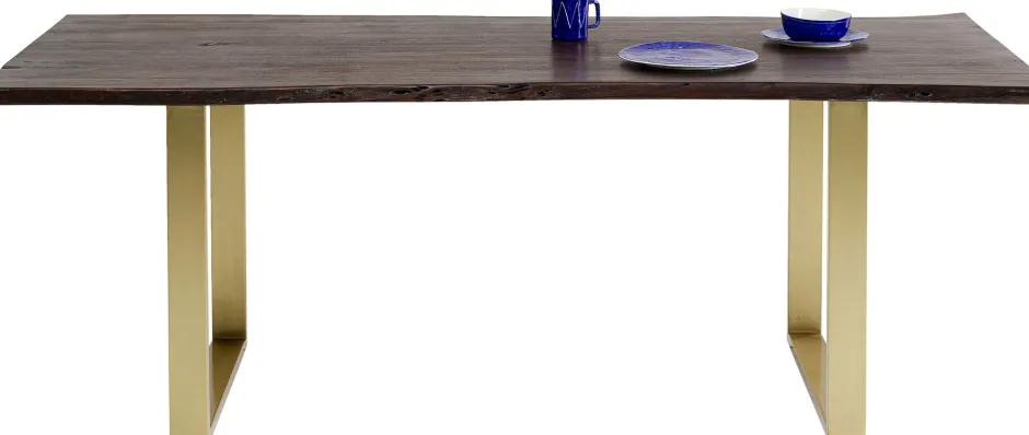 KARE Tisch Harmony Dunkel Brass 160x80