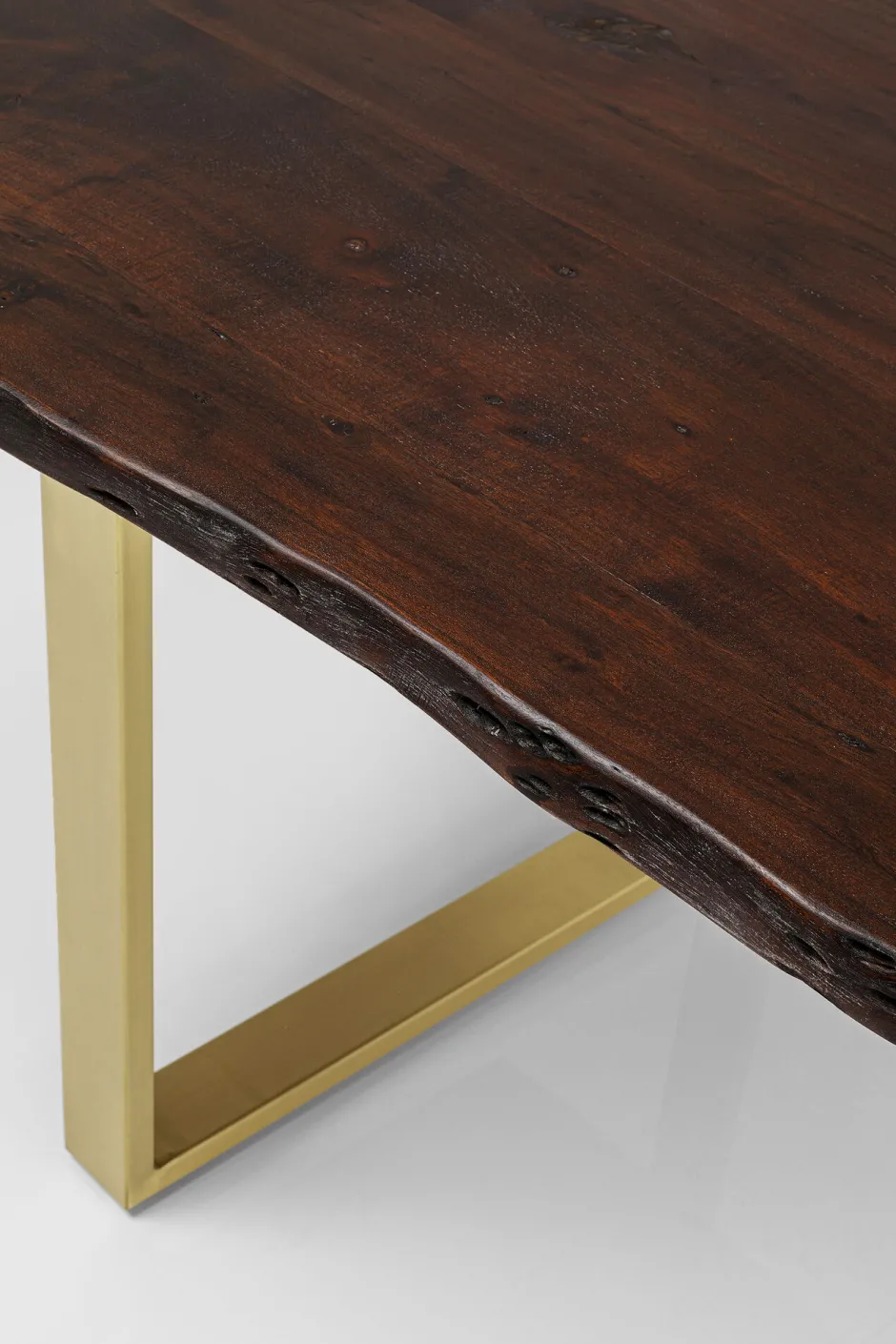 KARE Tisch Harmony Dunkel Brass 160x80
