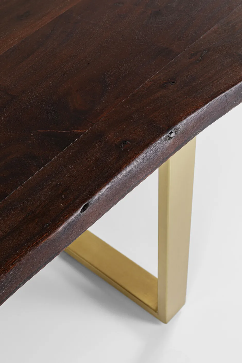 KARE Tisch Harmony Dunkel Brass 160x80