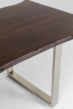 KARE Tisch Harmony Dunkel Chrom 160x80