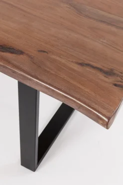 KARE Tisch Harmony Dunkel Chrom 160x80