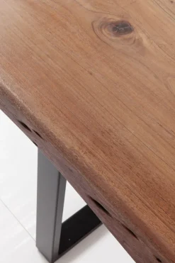 KARE Tisch Harmony Dunkel Chrom 160x80