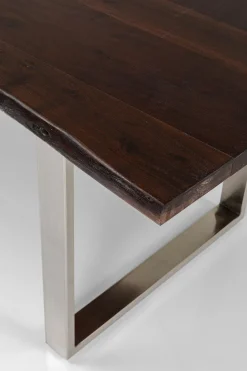 KARE Tisch Harmony Dunkel Chrom 160x80