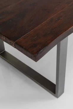 KARE Tisch Harmony Dunkel Rohstahl 160x80
