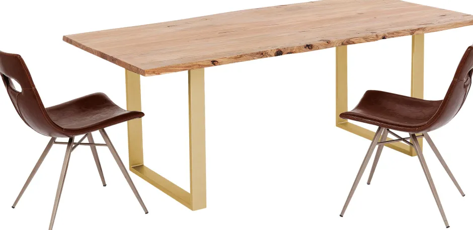 KARE Tisch Harmony Messing 160x80