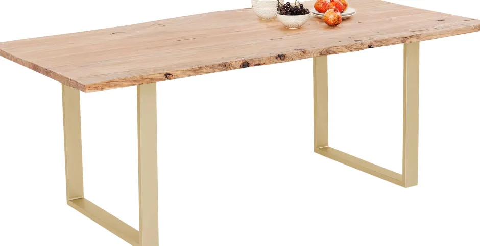 KARE Tisch Harmony Messing 160x80