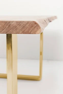 KARE Tisch Harmony Messing 160x80