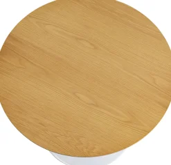 KARE Tisch Invitation Set Eiche Weiß Ø90cm