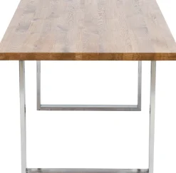 KARE Tisch Jackie Eiche Chrom 160x80