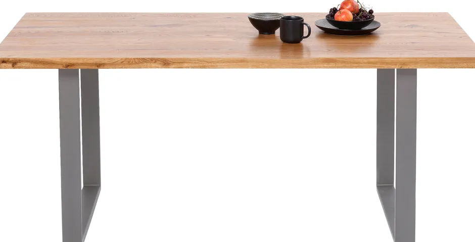 KARE Tisch Jackie Eiche Rohstahl 200x100