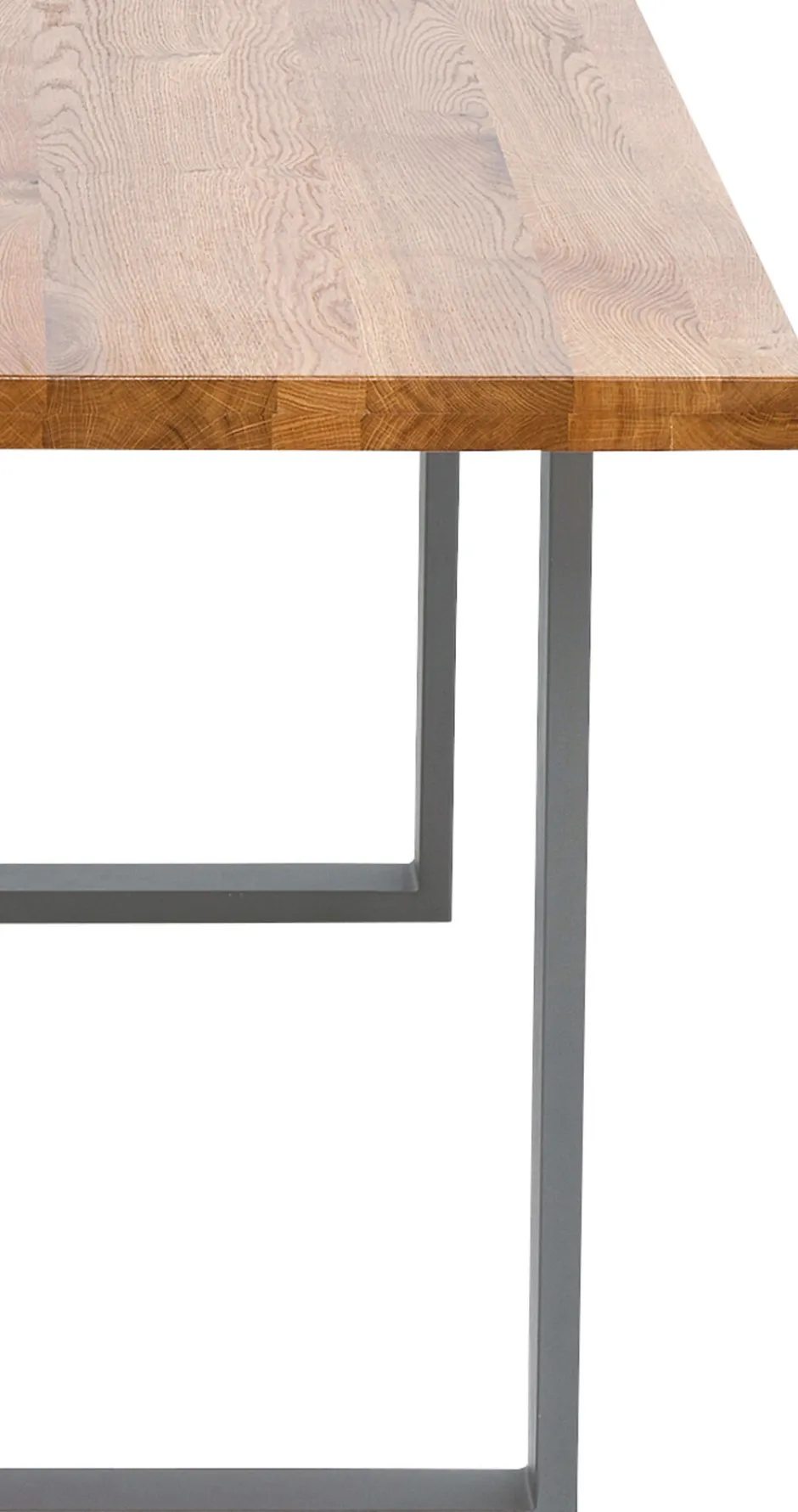 KARE Tisch Jackie Eiche Rohstahl 200x100