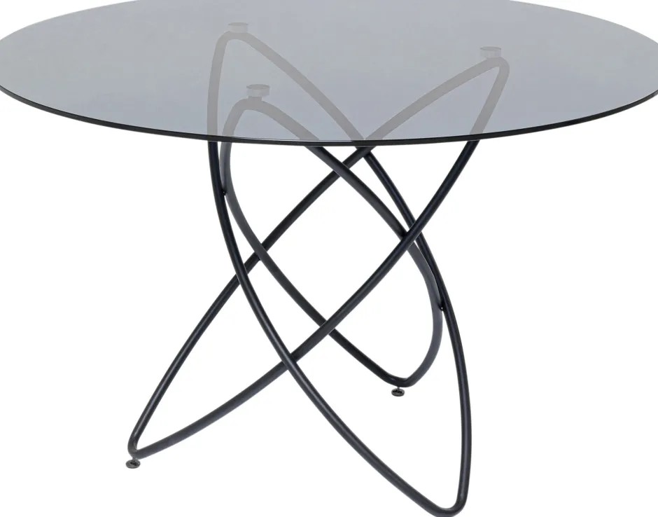 KARE Tisch Molekular Schwarz Ø120cm