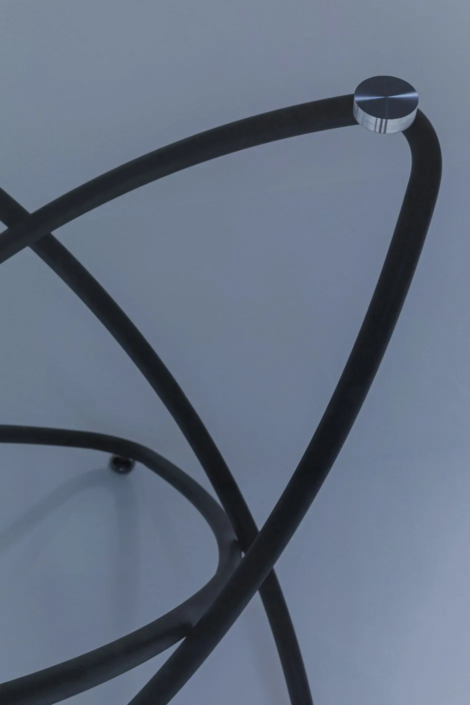 KARE Tisch Molekular Schwarz Ø120cm