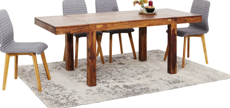 KARE Tisch Momo inkl. 2 Ansteckplatten 120(40+40)x80cm