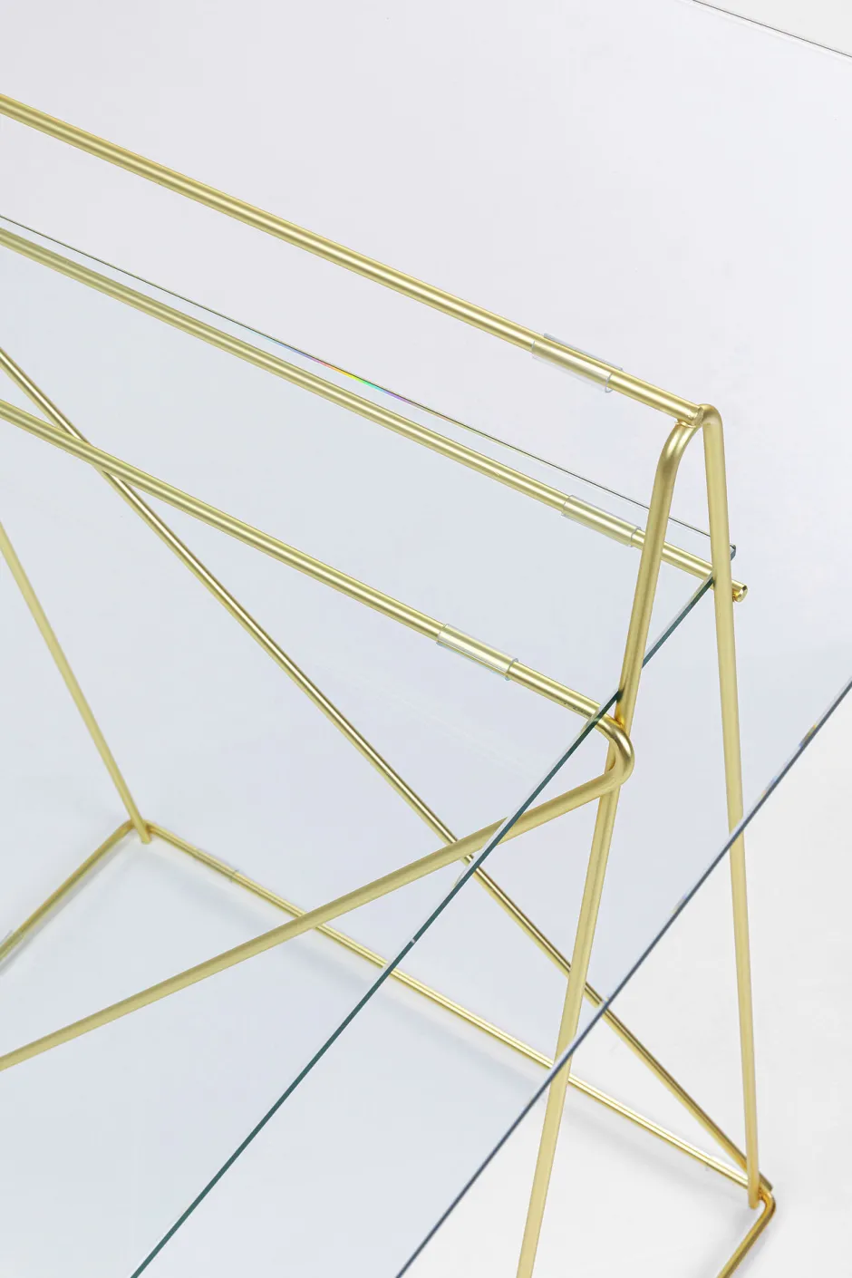 KARE Tisch Polar Brass Matt 8mm ESG