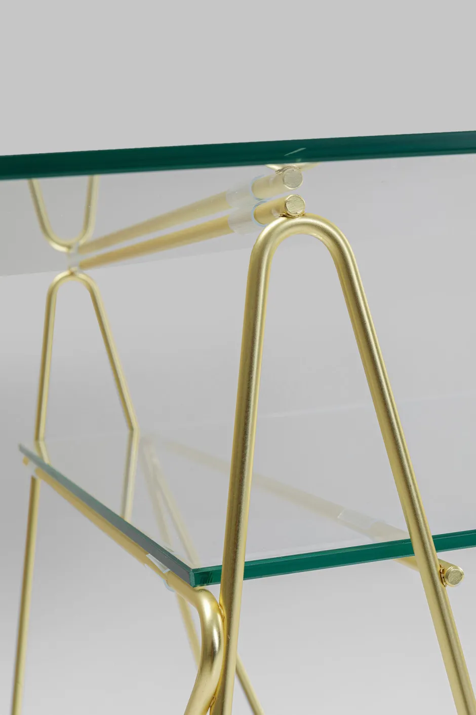 KARE Tisch Polar Brass Matt 8mm ESG