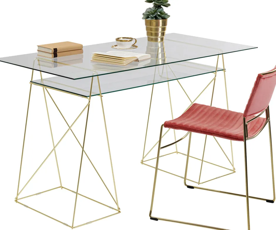 KARE Tisch Polar Brass Matt 8mm ESG