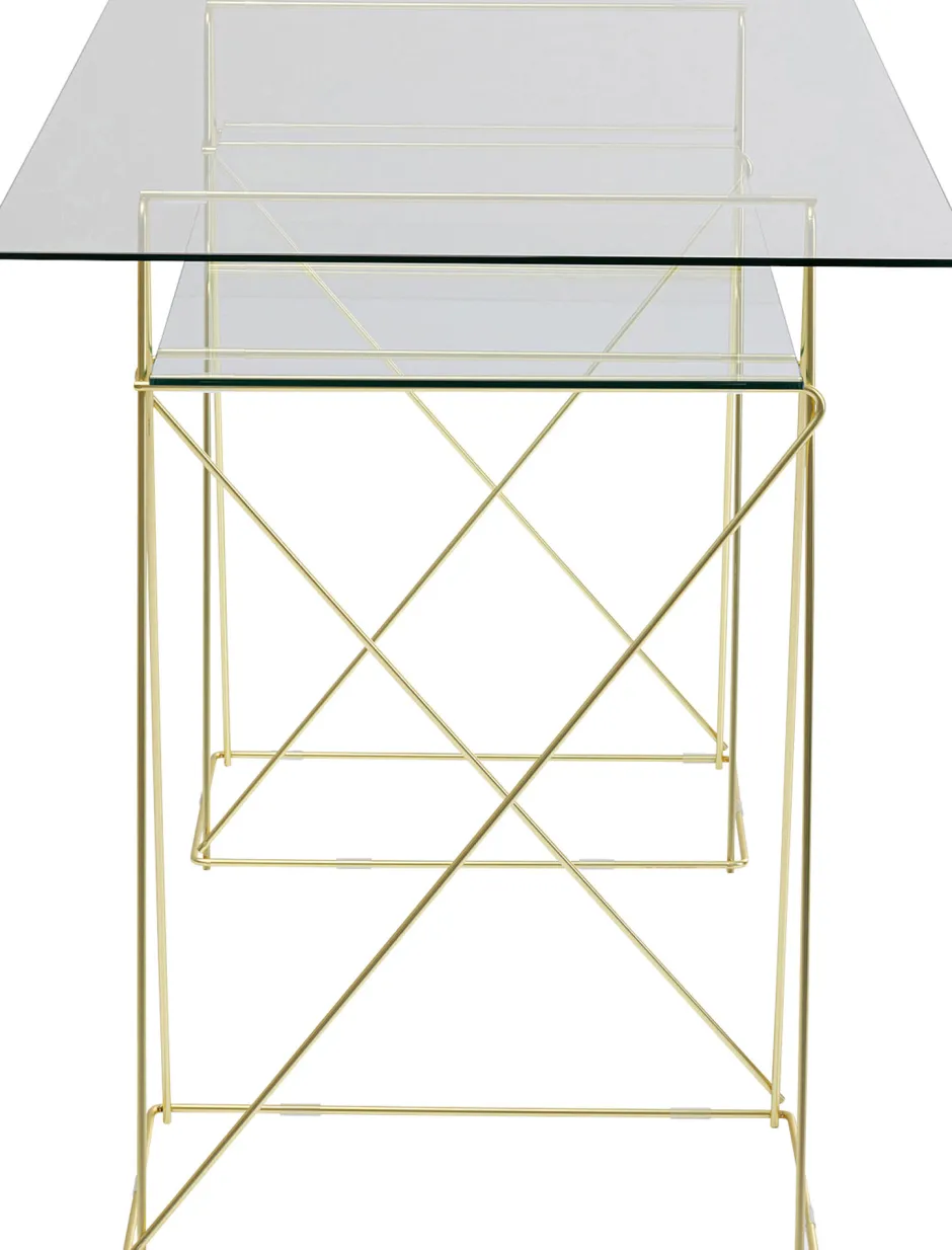 KARE Tisch Polar Brass Matt 8mm ESG