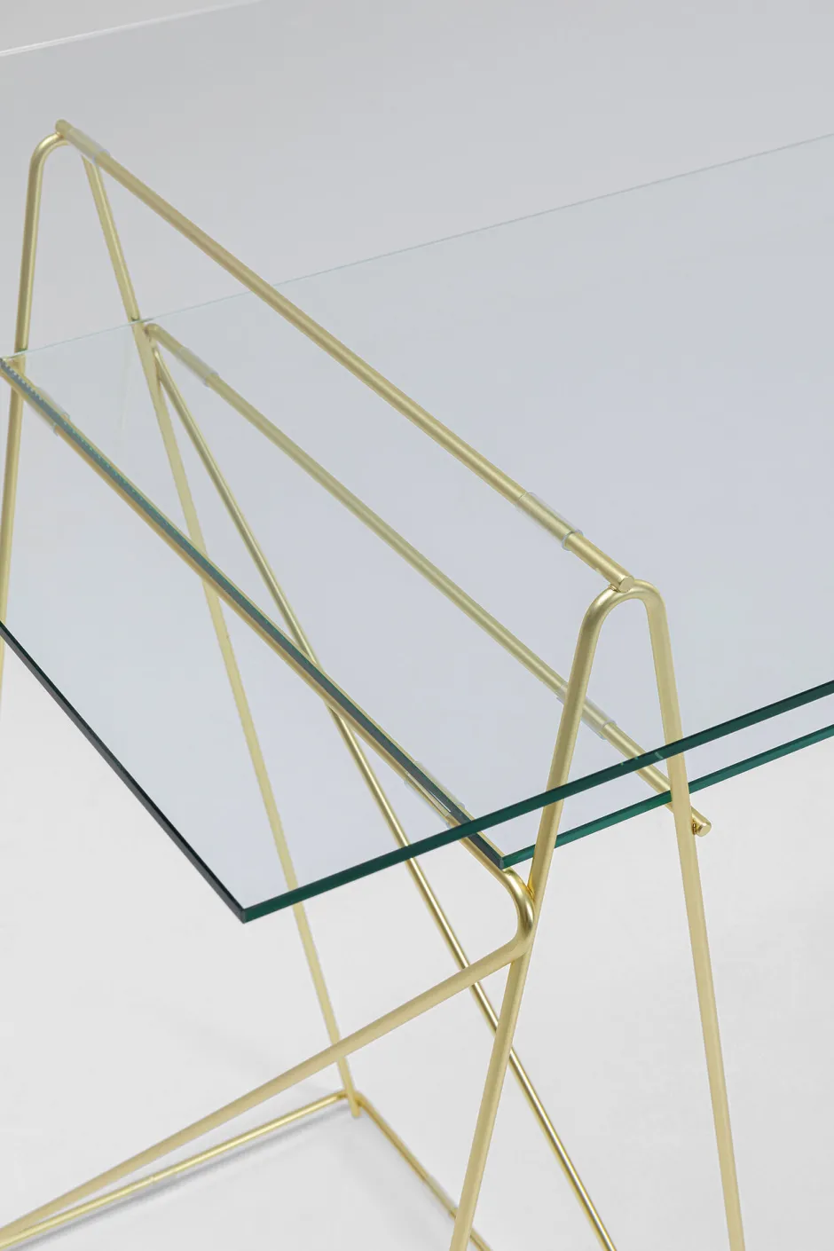 KARE Tisch Polar Brass Matt 8mm ESG