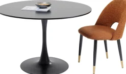 KARE Tisch Schickeria Schwarz Ø110