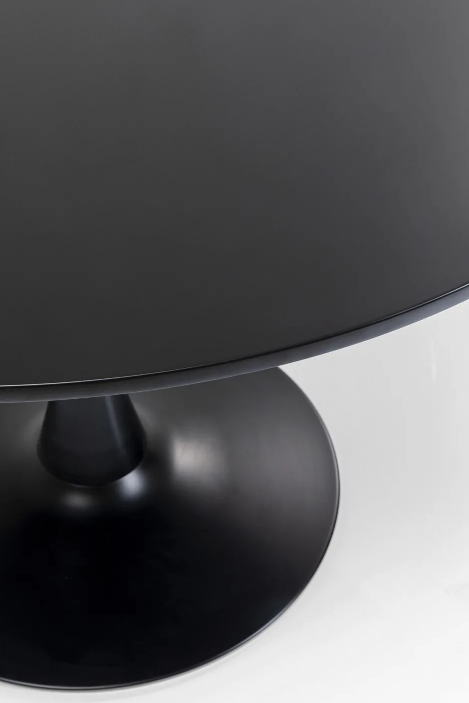 KARE Tisch Schickeria Schwarz Ø110