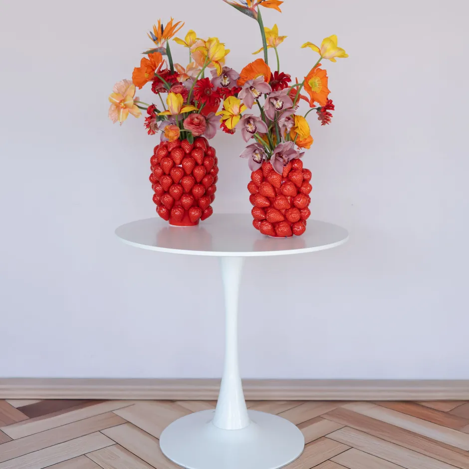 KARE Tisch Schickeria Weiß Ø 80