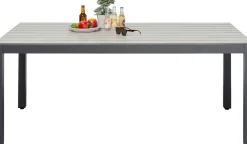 KARE Tisch Sorrento Grau180x90cm