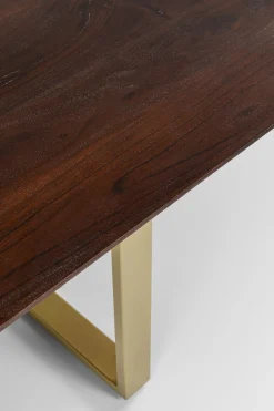 KARE Tisch Symphony Dunkel Brass 160x80