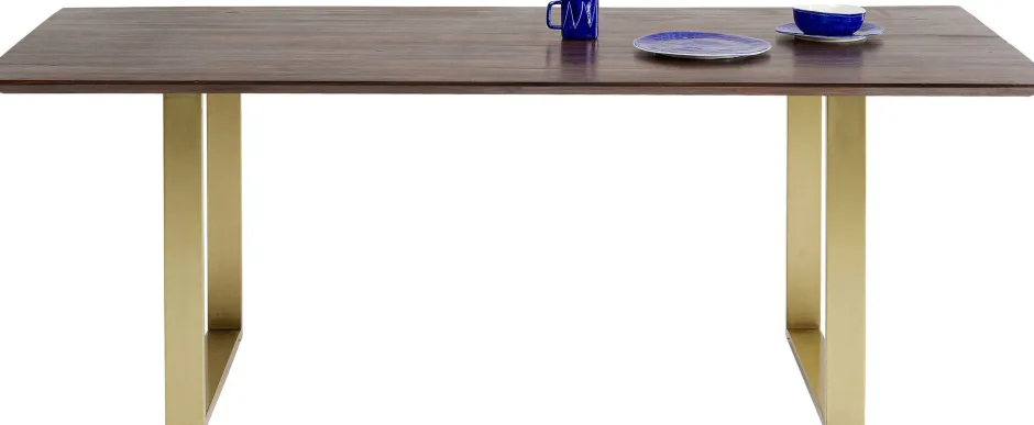 KARE Tisch Symphony Dunkel Brass 180x90