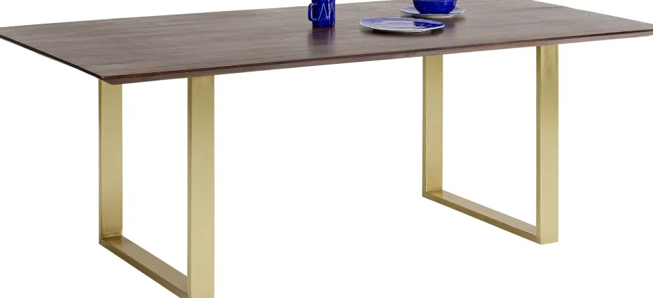 KARE Tisch Symphony Dunkel Brass 180x90