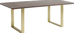 KARE Tisch Symphony Dunkel Brass 180x90