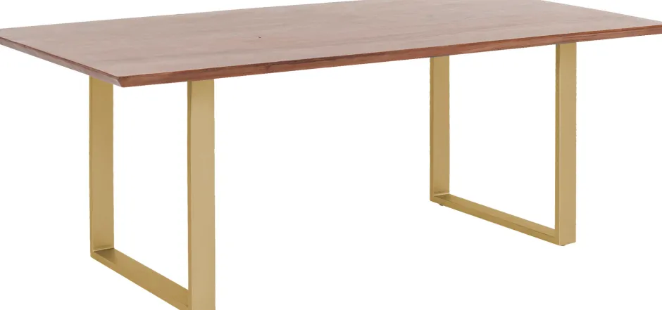 KARE Tisch Symphony Dunkel Brass 180x90