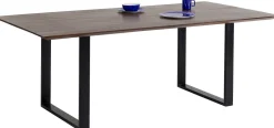 KARE Tisch Symphony Dunkel Schwarz 180x90