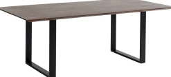 KARE Tisch Symphony Dunkel Schwarz 160x80