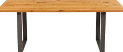 KARE Tisch Symphony Eiche Rohstahl 180x90