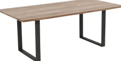KARE Tisch Symphony Rohstahl 180x90