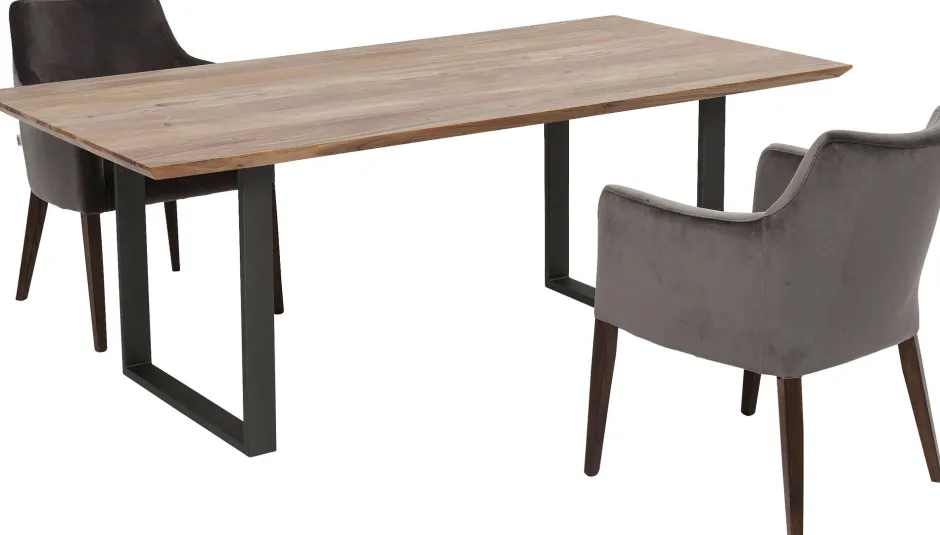 KARE Tisch Symphony Rohstahl 160x80