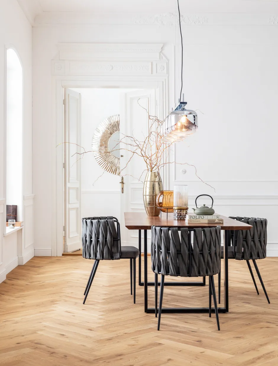 KARE Tisch Symphony Schwarz 200x100