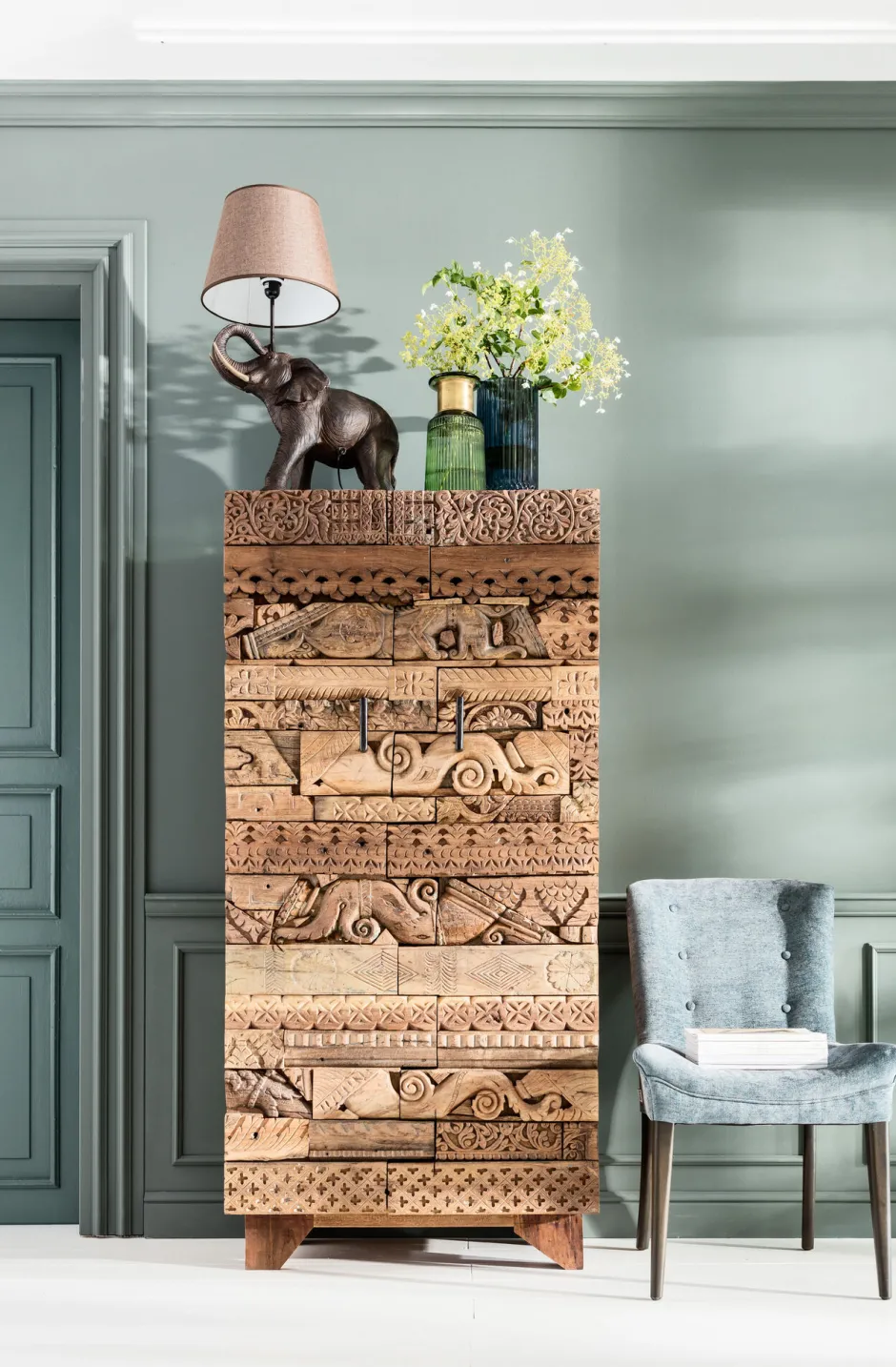 KARE Tischleuchte Animal Elephant Safari 74cm