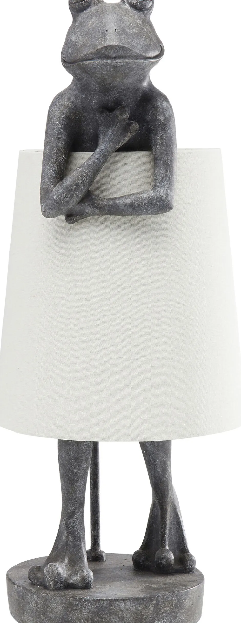 KARE Tischleuchte Animal Frog Grau